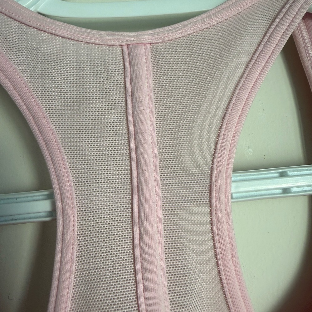 Adidas Light Pink Racerback Sports Bra - Picture 4 of 4